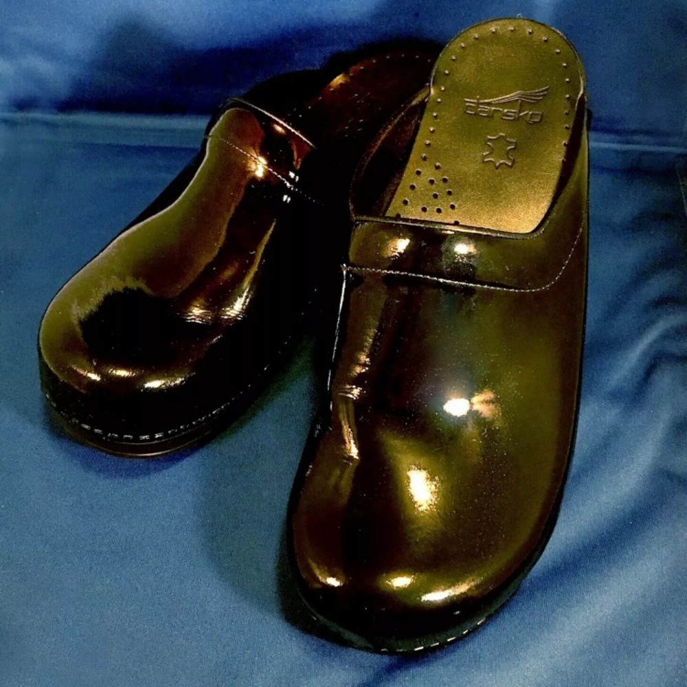 Dansko Patent Leather Sonya Slide